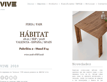 Tablet Screenshot of mueblesverge.com